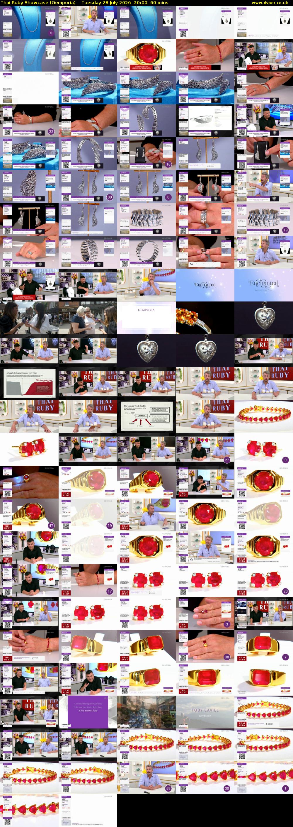 Thai Ruby Showcase (Gemporia) Tuesday 28 July 2026 20:00 - 21:00