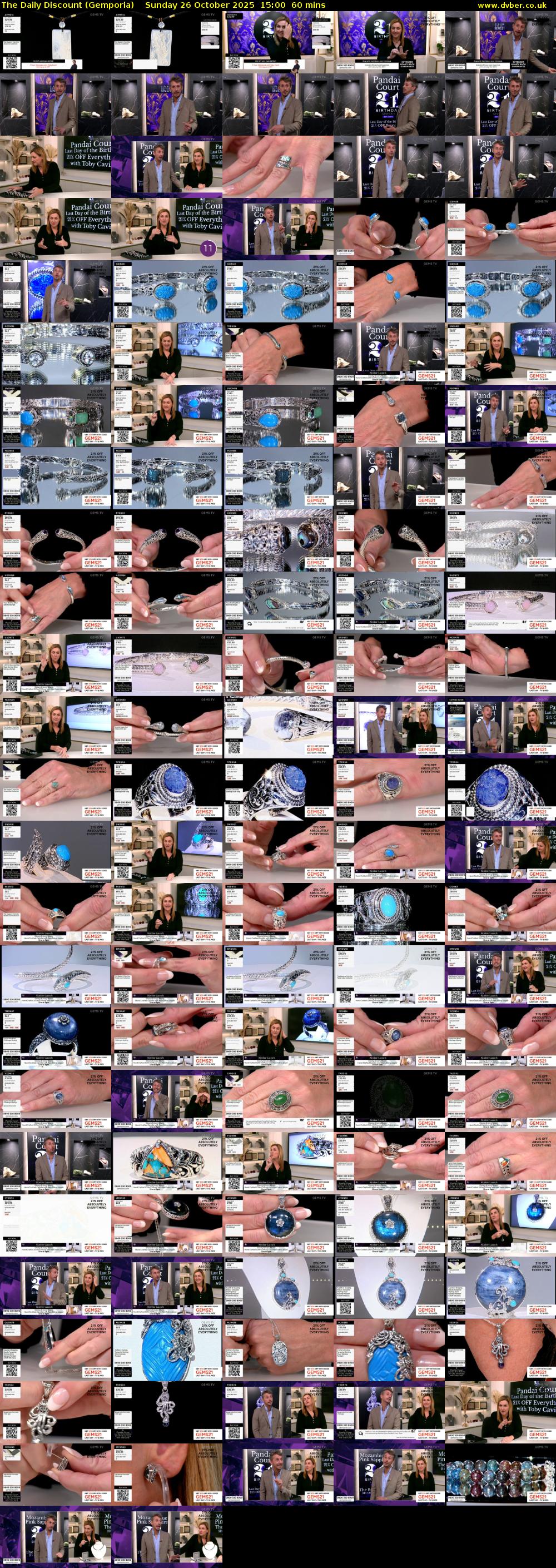 The Daily Discount (Gemporia) Sunday 26 October 2025 15:00 - 16:00