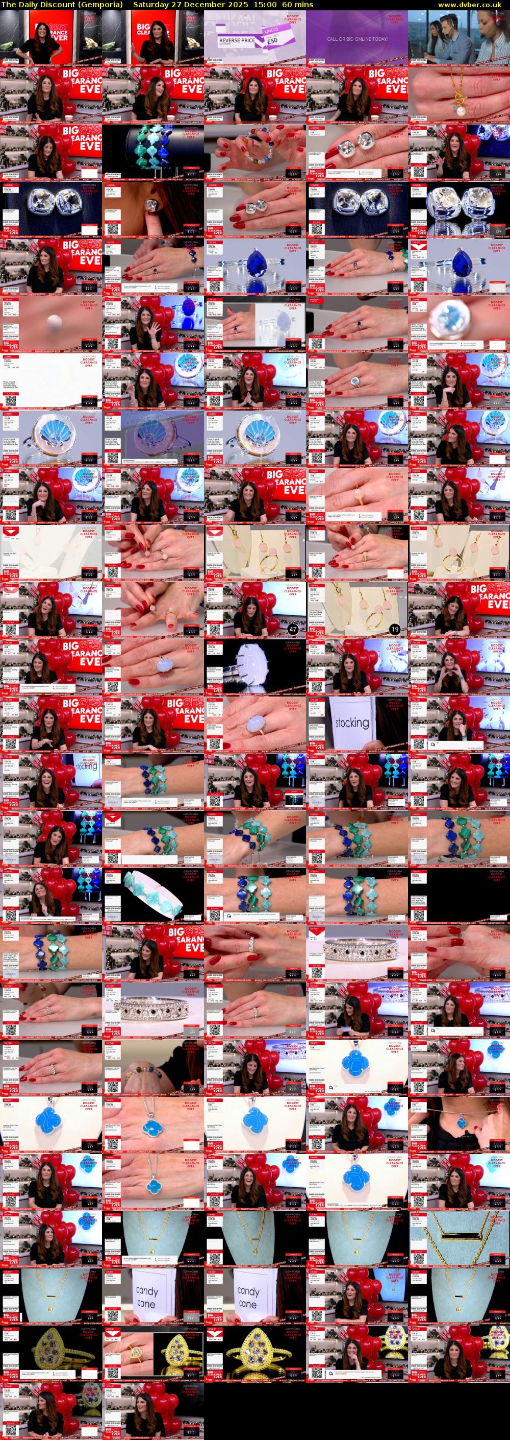 The Daily Discount (Gemporia) Saturday 27 December 2025 15:00 - 16:00