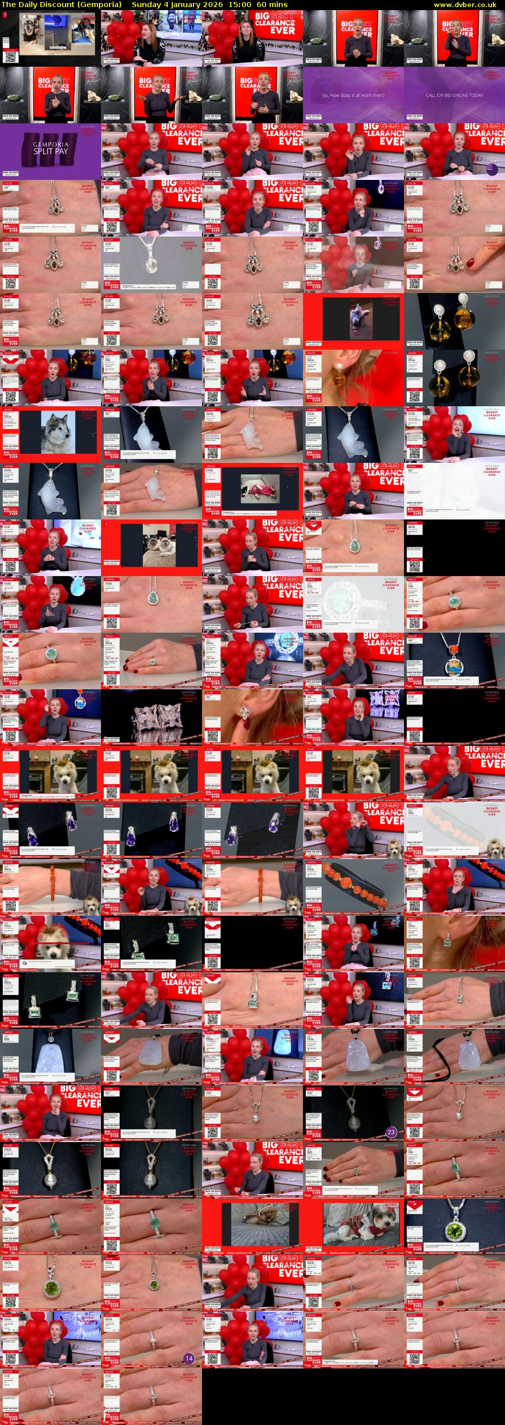 The Daily Discount (Gemporia) Sunday 4 January 2026 15:00 - 16:00