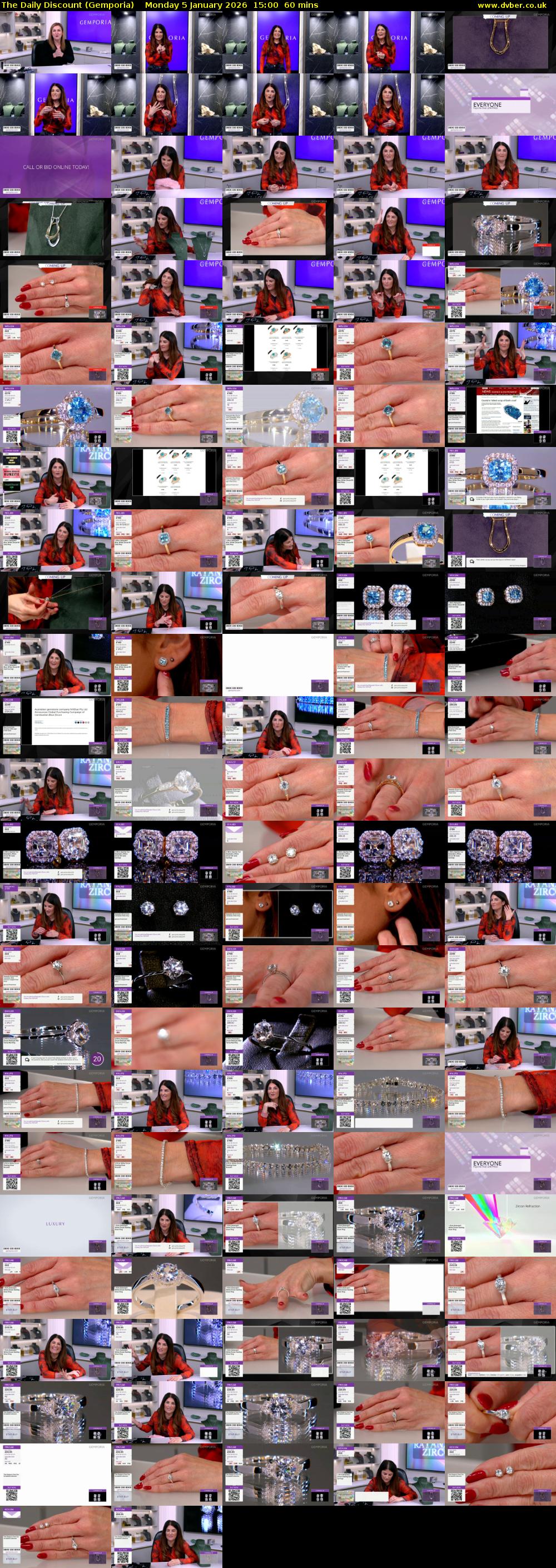 The Daily Discount (Gemporia) Monday 5 January 2026 15:00 - 16:00