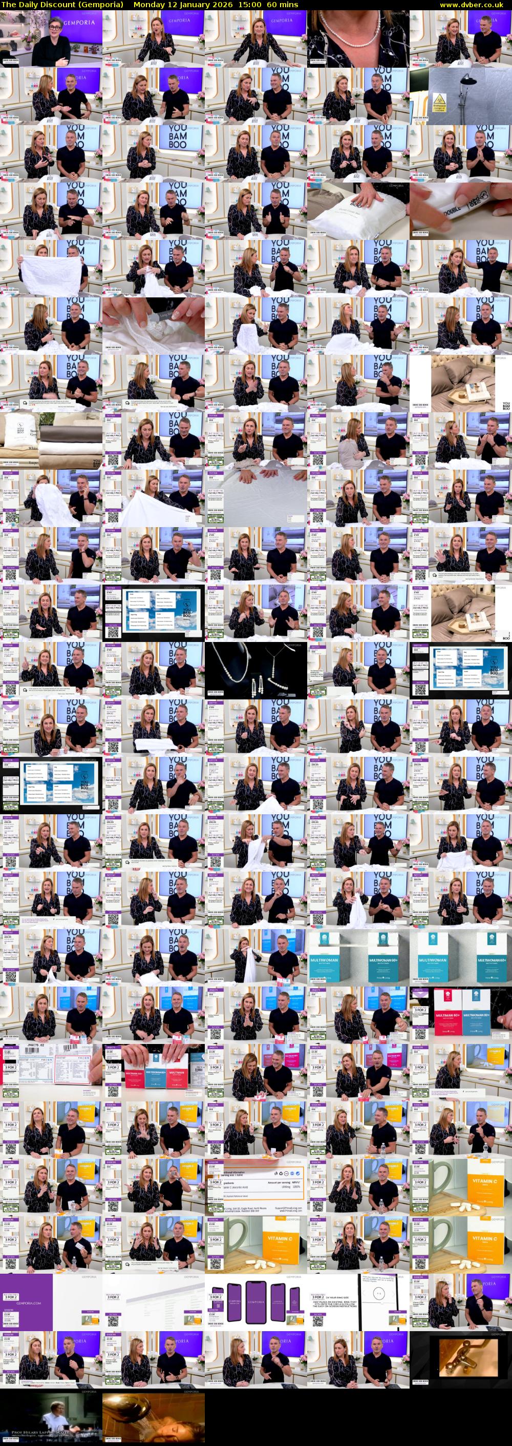 The Daily Discount (Gemporia) Monday 12 January 2026 15:00 - 16:00