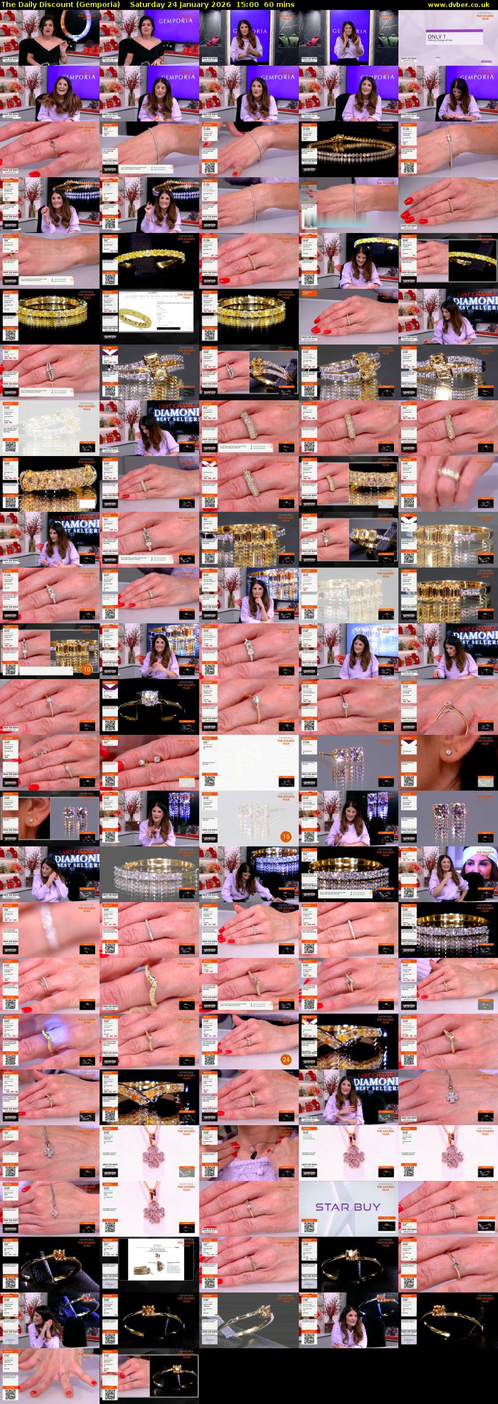 The Daily Discount (Gemporia) Saturday 24 January 2026 15:00 - 16:00