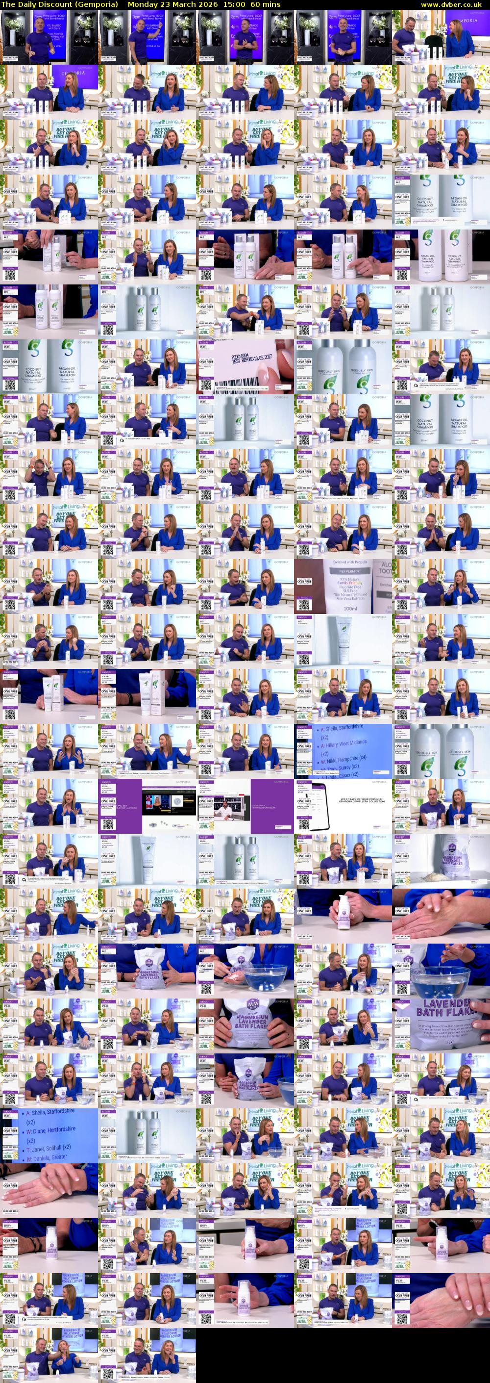 The Daily Discount (Gemporia) Monday 23 March 2026 15:00 - 16:00