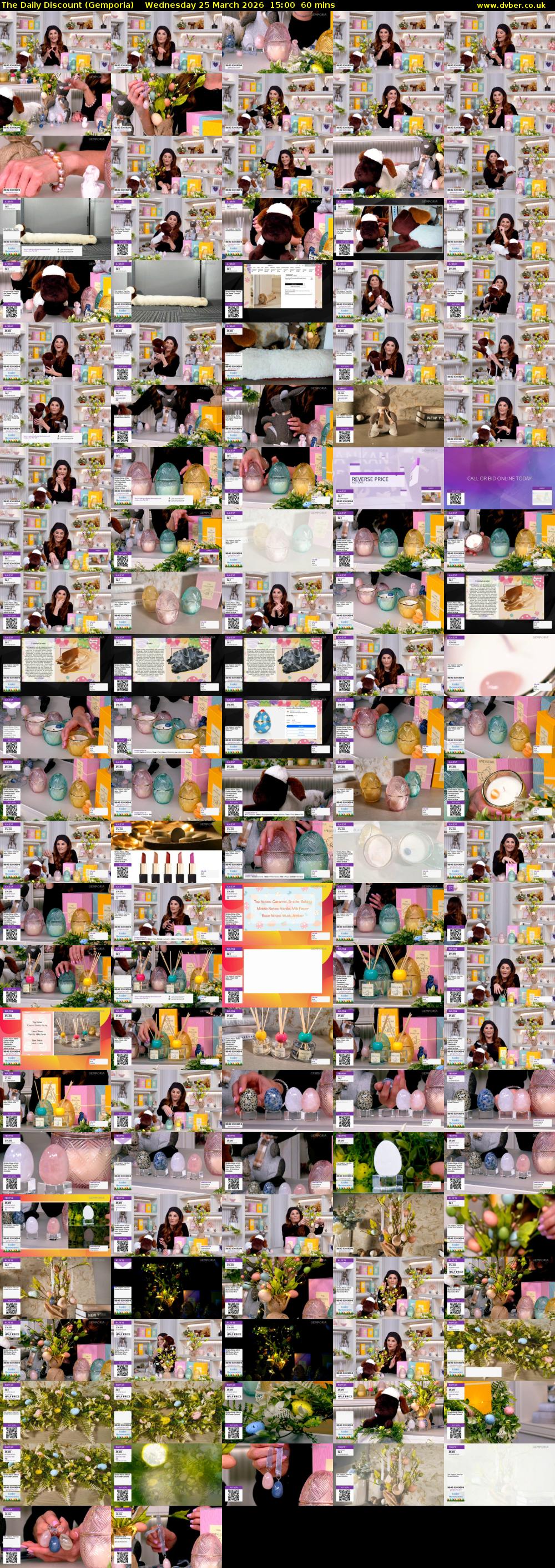 The Daily Discount (Gemporia) Wednesday 25 March 2026 15:00 - 16:00