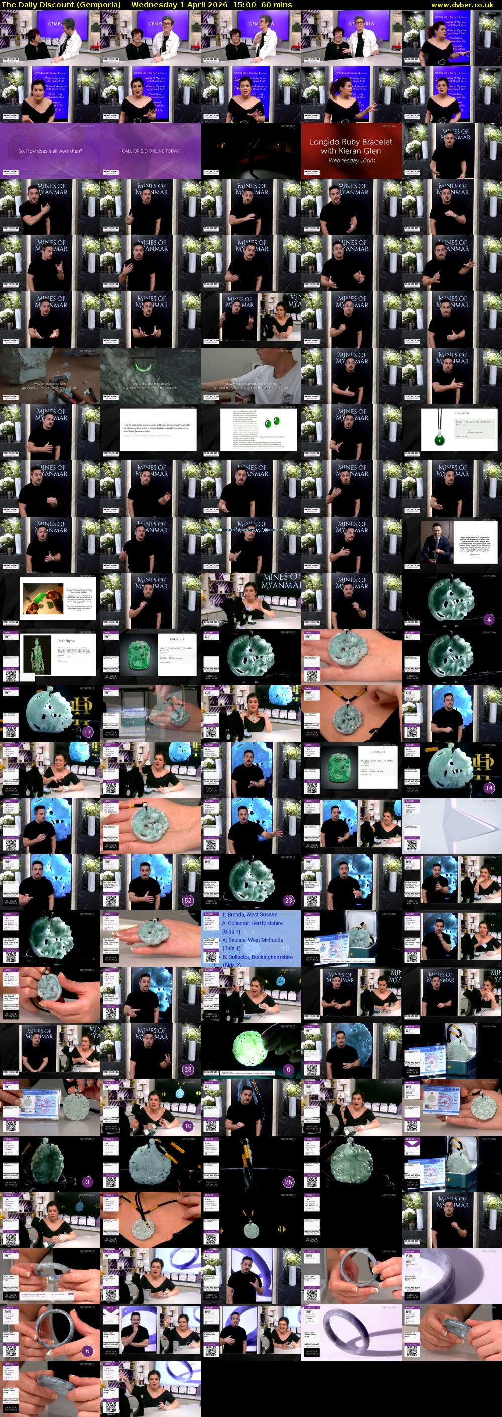 The Daily Discount (Gemporia) Wednesday 1 April 2026 15:00 - 16:00