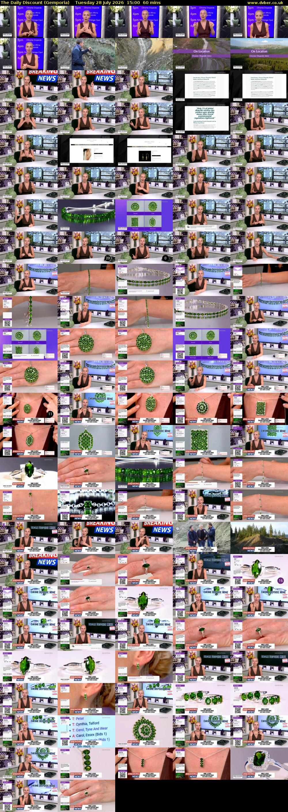 The Daily Discount (Gemporia) Tuesday 28 July 2026 15:00 - 16:00
