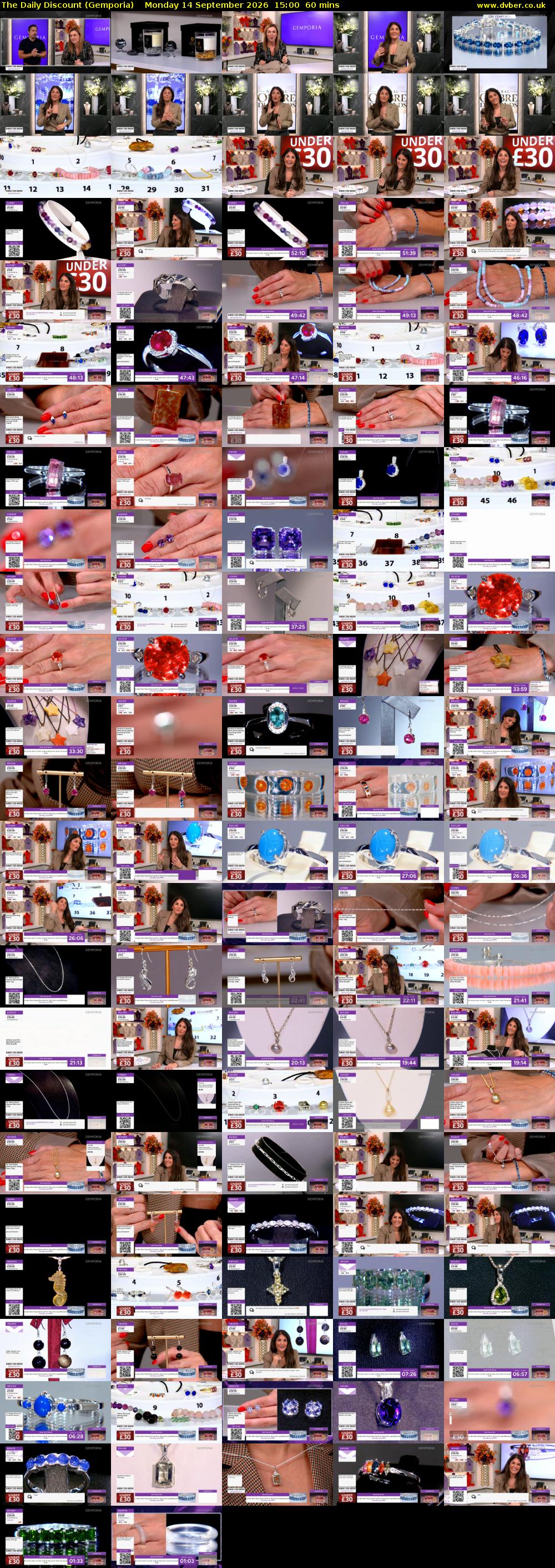 The Daily Discount (Gemporia) Monday 14 September 2026 15:00 - 16:00