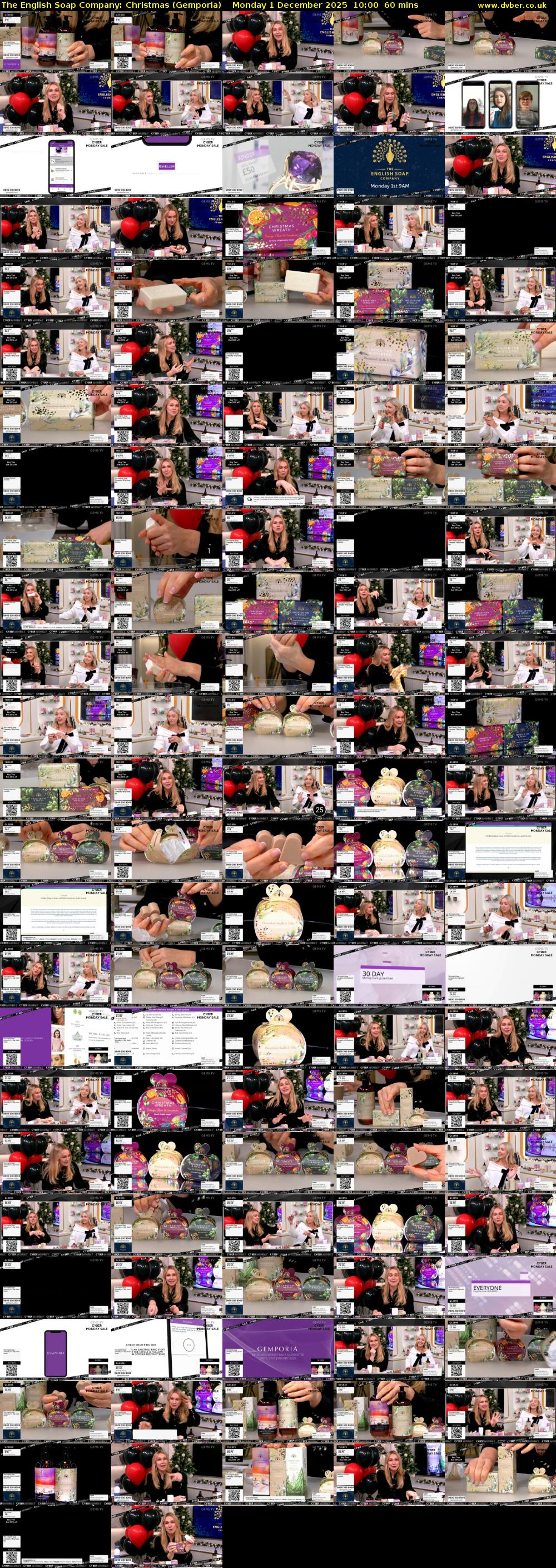 The English Soap Company: Christmas (Gemporia) Monday 1 December 2025 10:00 - 11:00