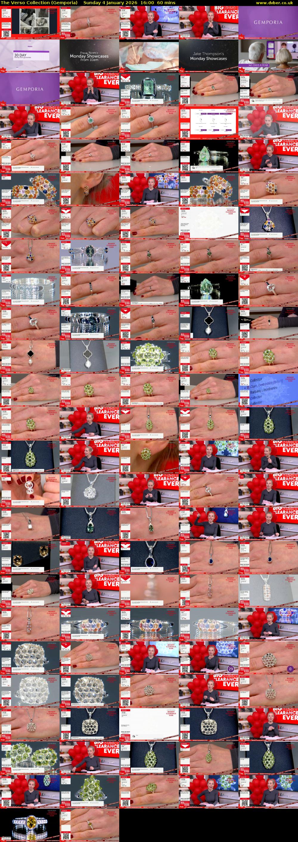 The Verso Collection (Gemporia) Sunday 4 January 2026 16:00 - 17:00