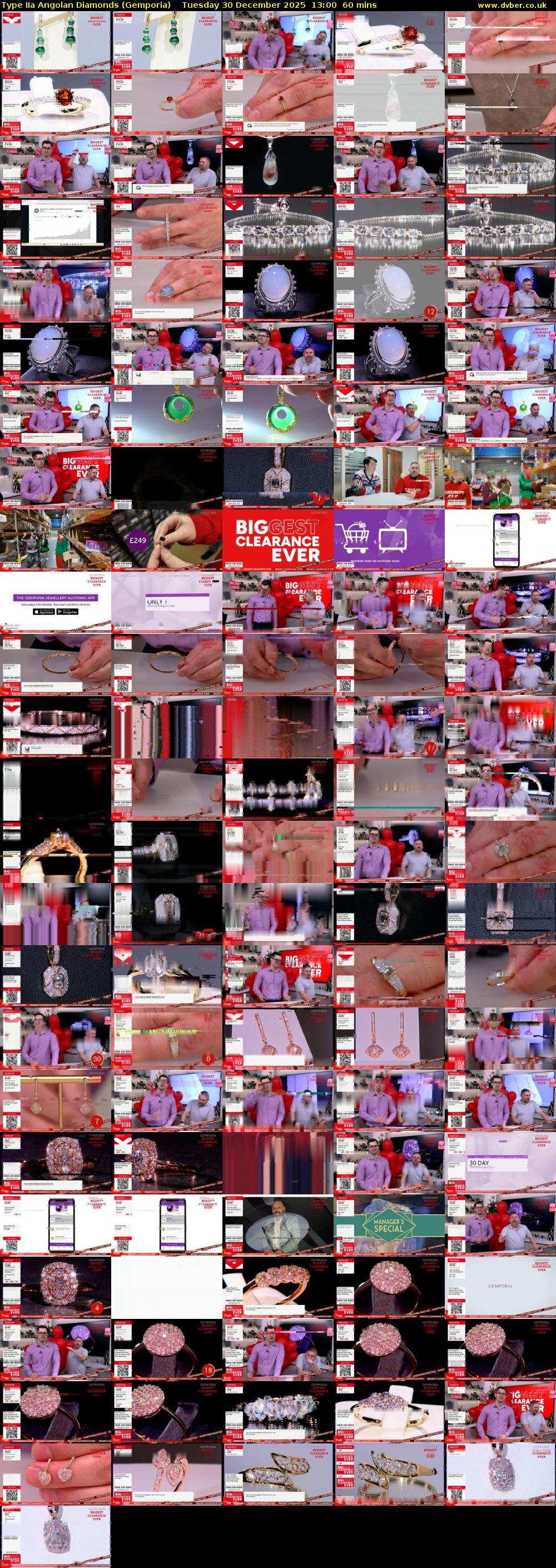 Type IIa Angolan Diamonds (Gemporia) Tuesday 30 December 2025 13:00 - 14:00