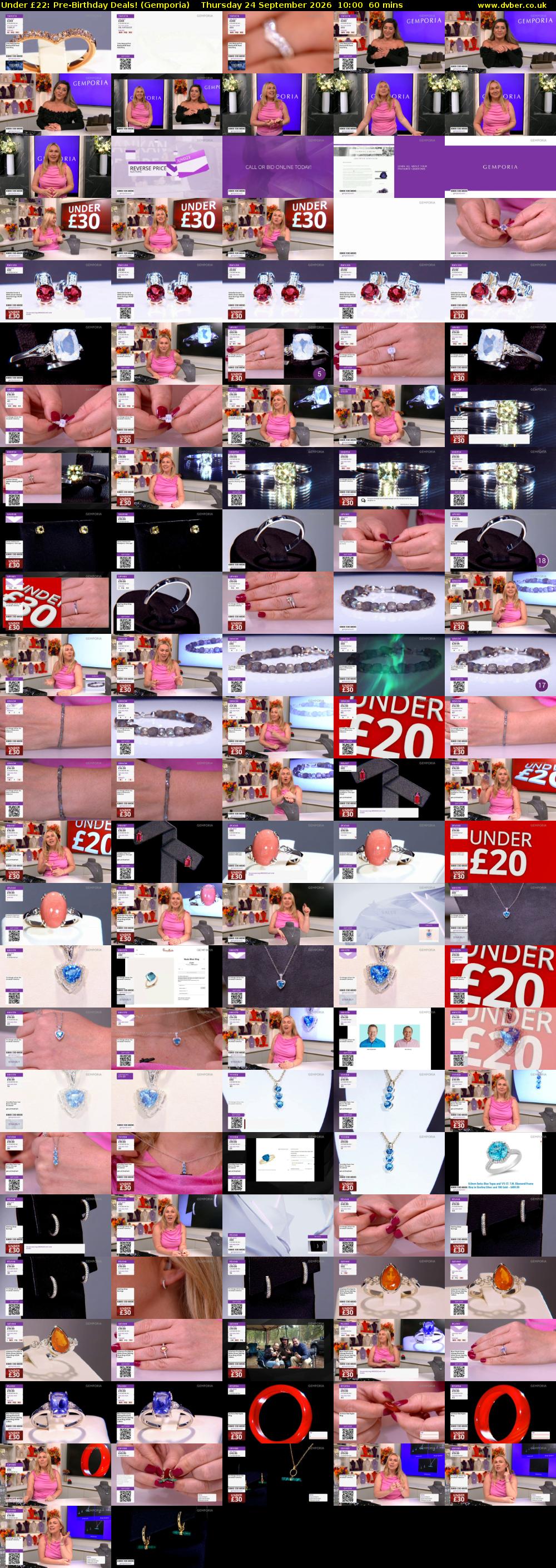 Under £22: Pre-Birthday Deals! (Gemporia) Thursday 24 September 2026 10:00 - 11:00