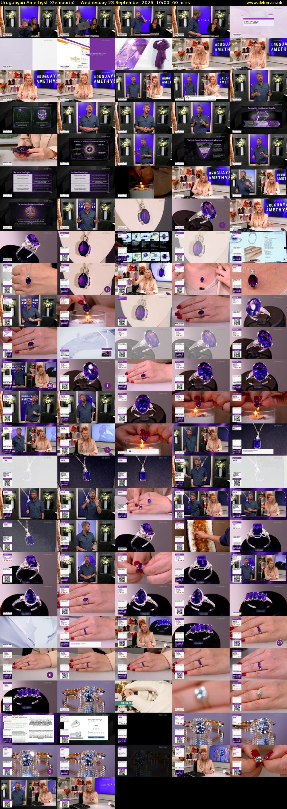 Uruguayan Amethyst (Gemporia) Wednesday 23 September 2026 10:00 - 11:00