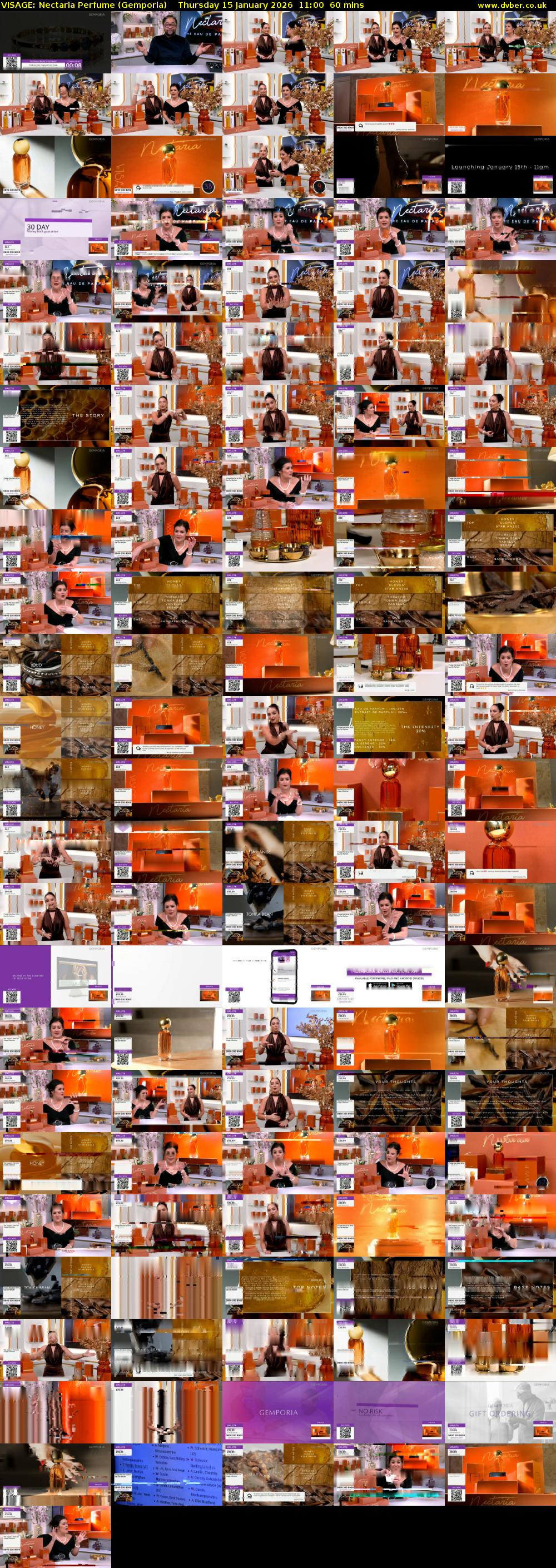 VISAGE: Nectaria Perfume (Gemporia) Thursday 15 January 2026 11:00 - 12:00