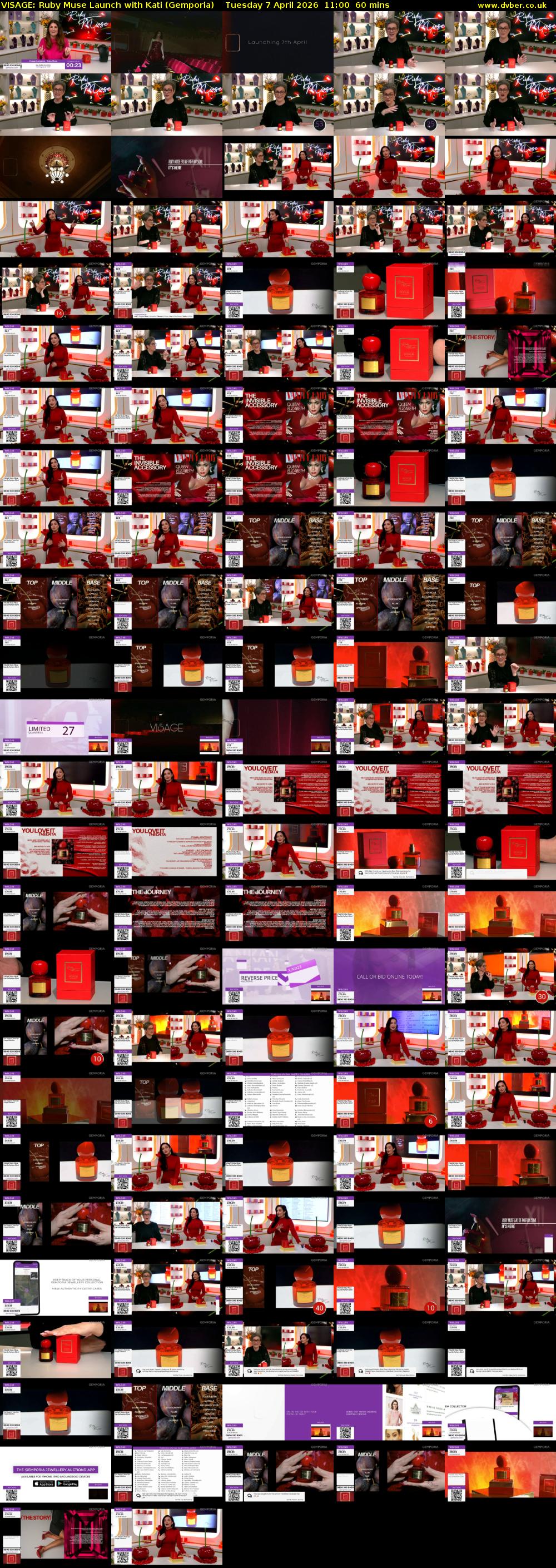 VISAGE: Ruby Muse Launch with Kati (Gemporia) Tuesday 7 April 2026 11:00 - 12:00