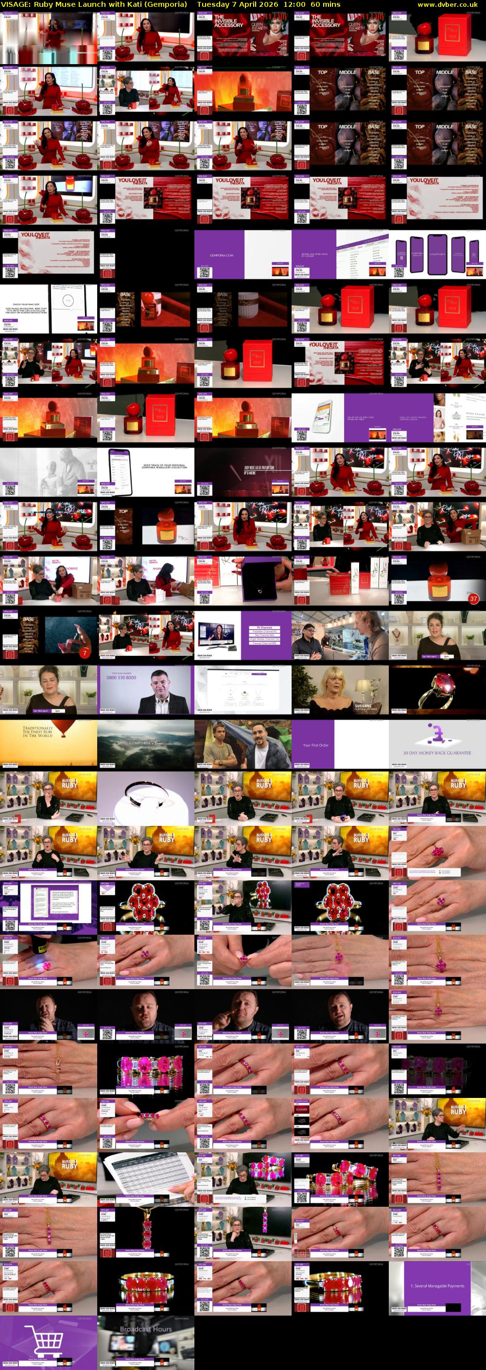 VISAGE: Ruby Muse Launch with Kati (Gemporia) Tuesday 7 April 2026 12:00 - 13:00