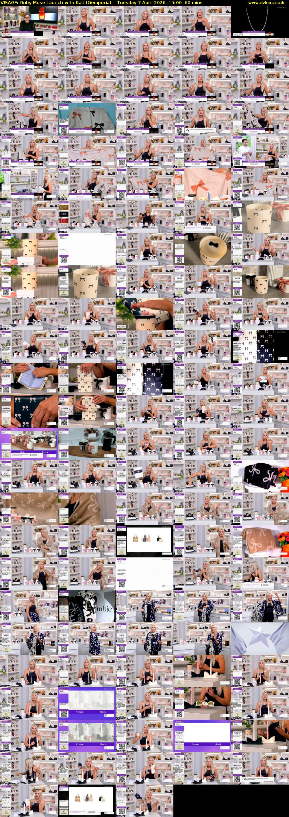 VISAGE: Ruby Muse Launch with Kati (Gemporia) Tuesday 7 April 2026 15:00 - 16:00