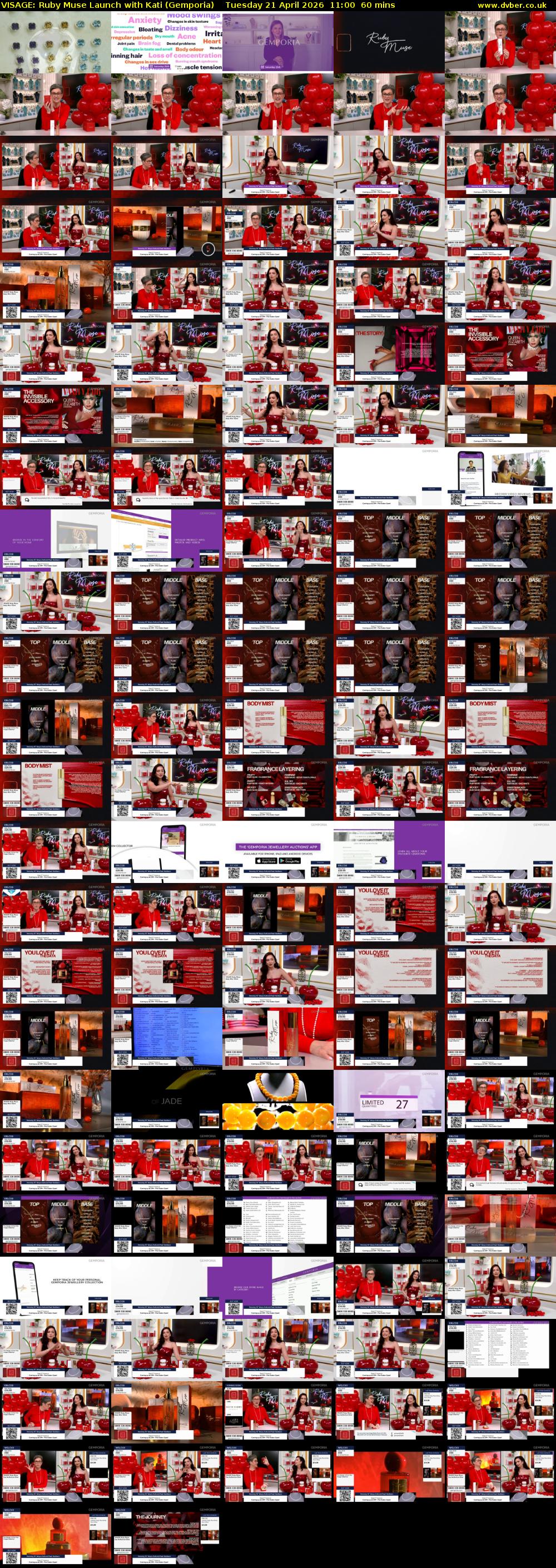 VISAGE: Ruby Muse Launch with Kati (Gemporia) Tuesday 21 April 2026 11:00 - 12:00