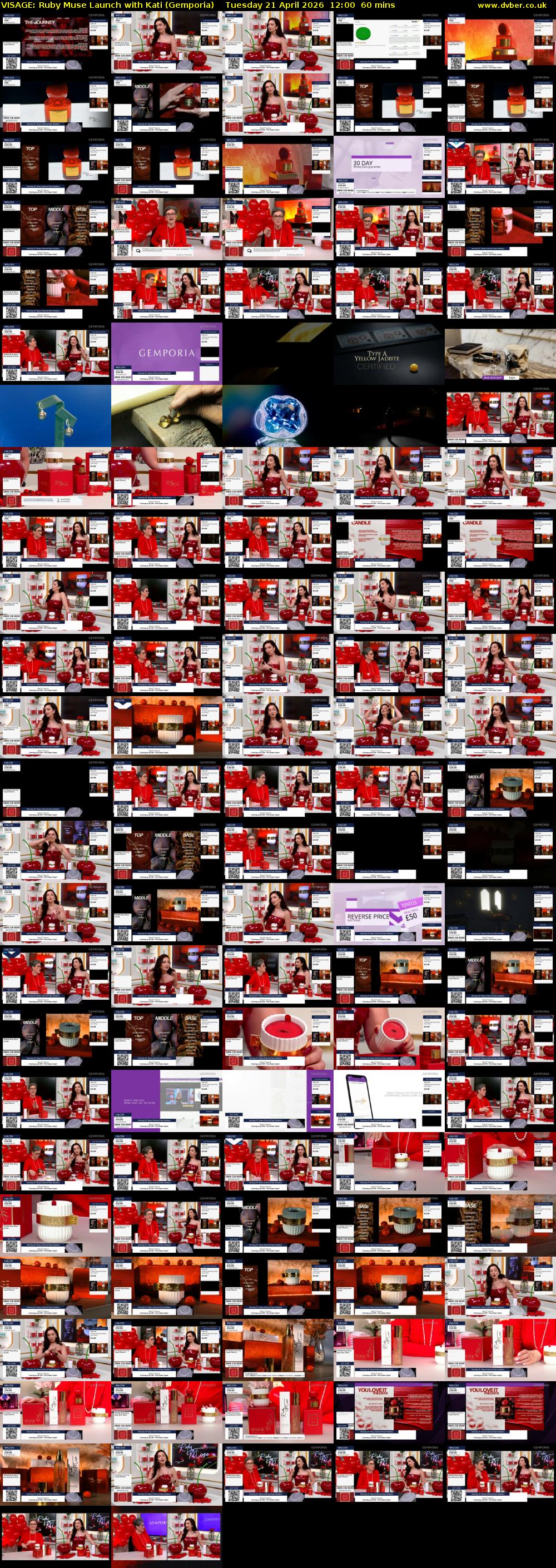 VISAGE: Ruby Muse Launch with Kati (Gemporia) Tuesday 21 April 2026 12:00 - 13:00