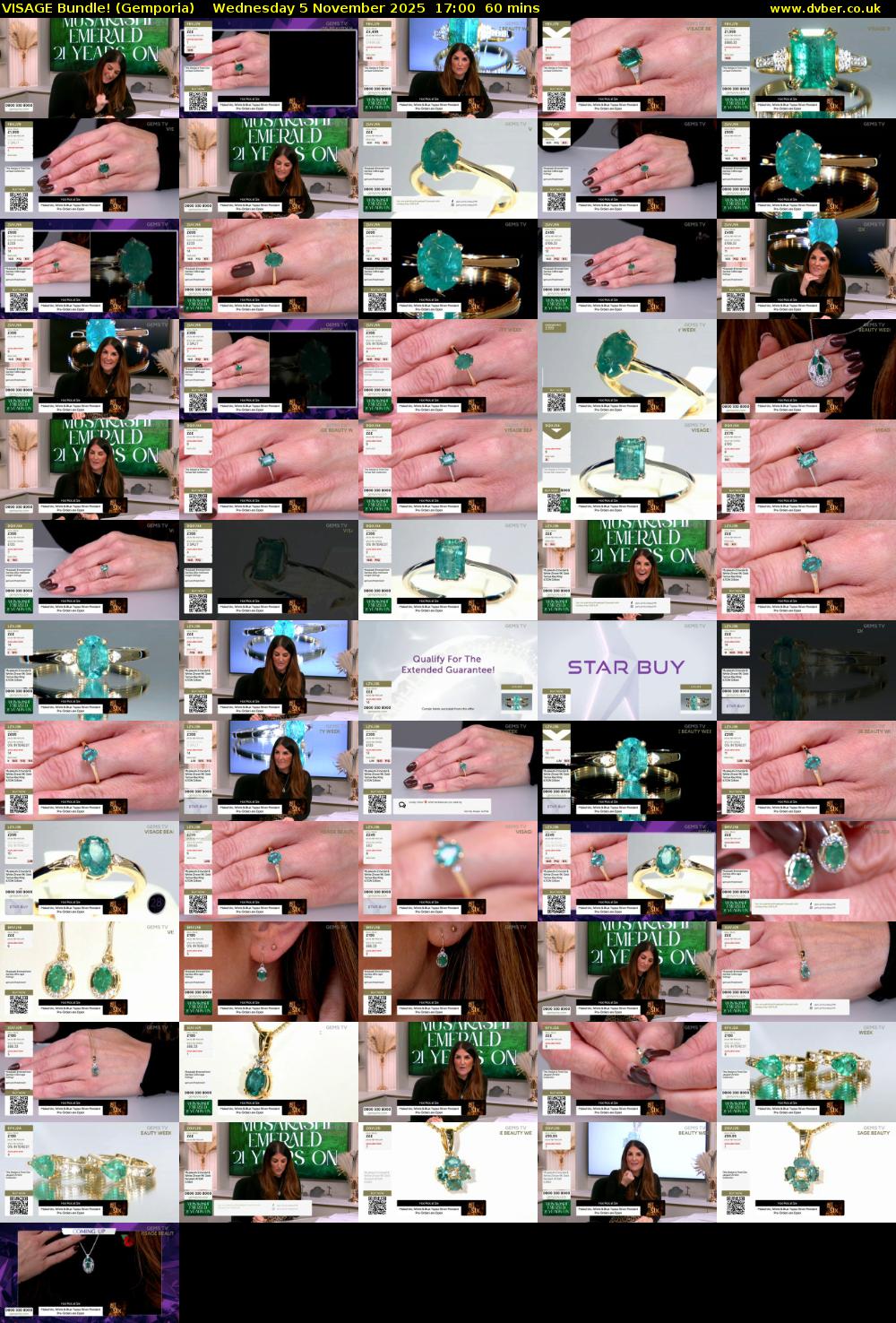 VISAGE Bundle! (Gemporia) Wednesday 5 November 2025 17:00 - 18:00