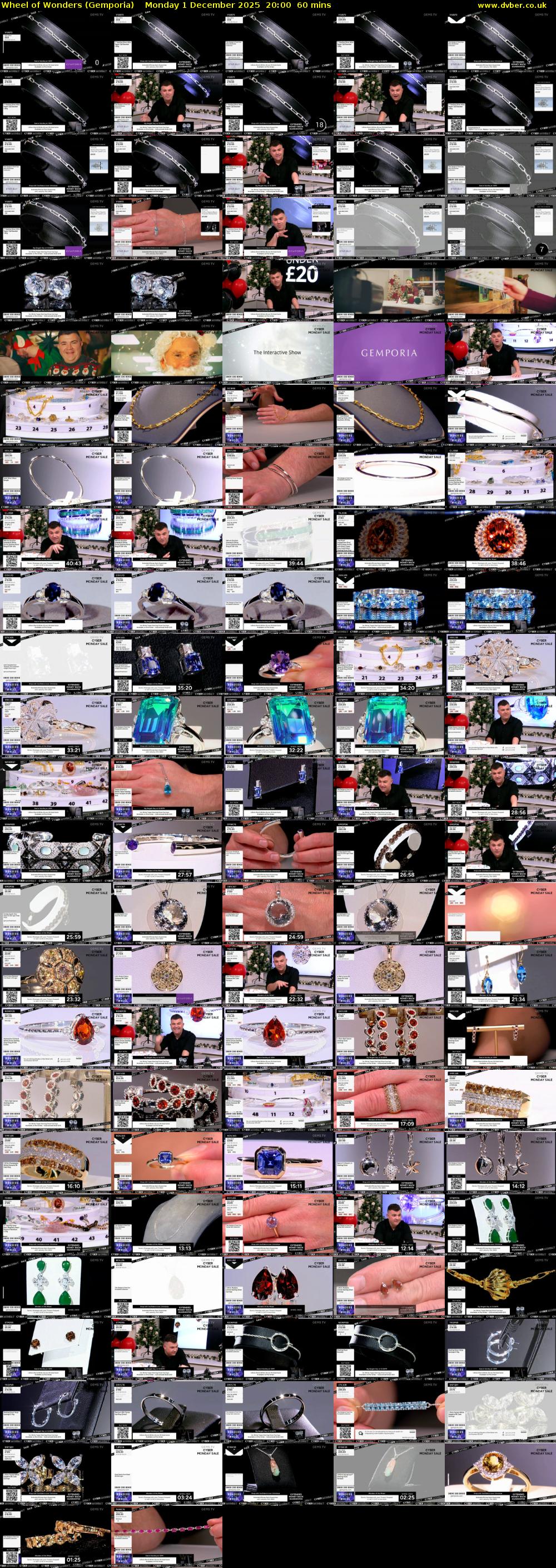 Wheel of Wonders (Gemporia) Monday 1 December 2025 20:00 - 21:00