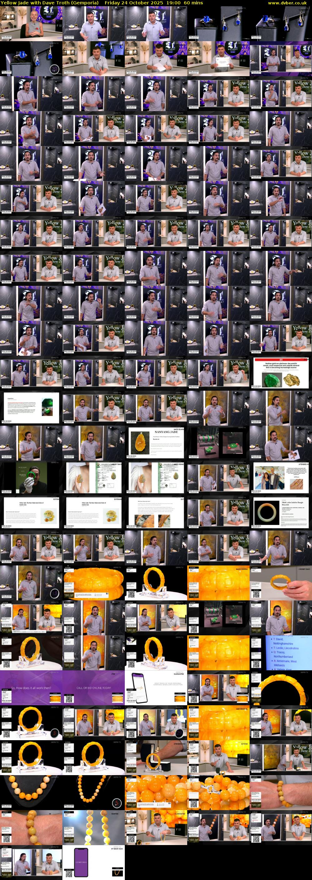 Yellow Jade with Dave Troth (Gemporia) Friday 24 October 2025 19:00 - 20:00