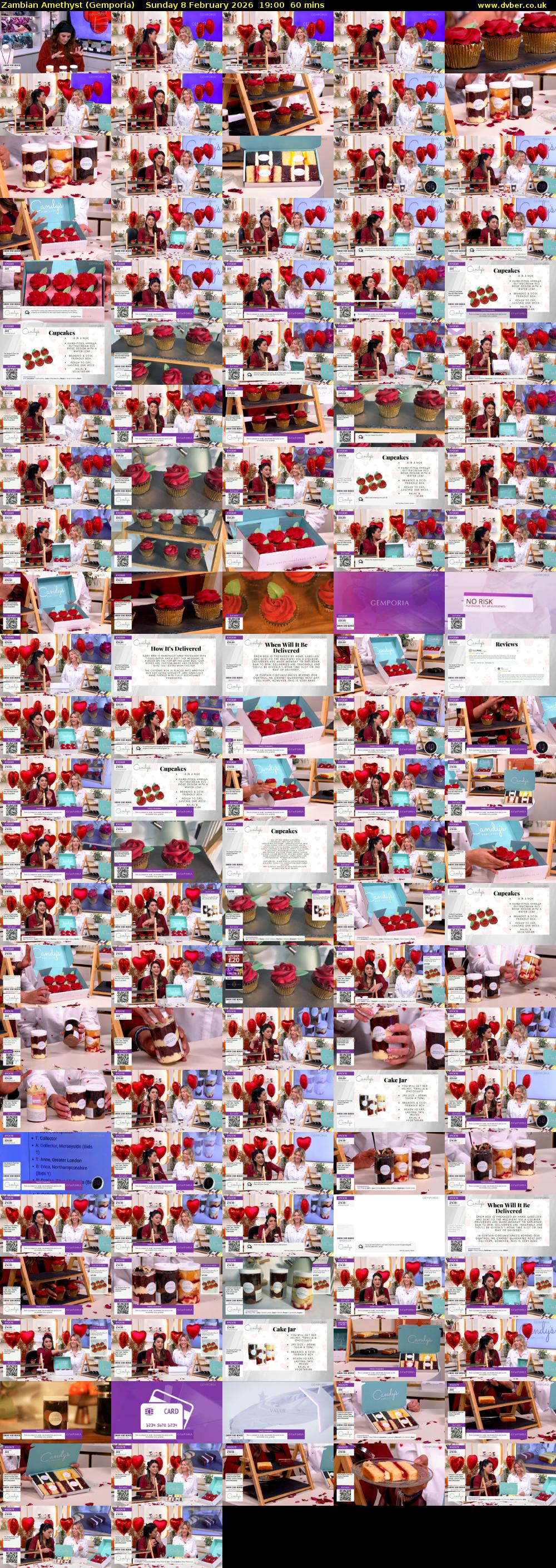 Zambian Amethyst (Gemporia) Sunday 8 February 2026 19:00 - 20:00