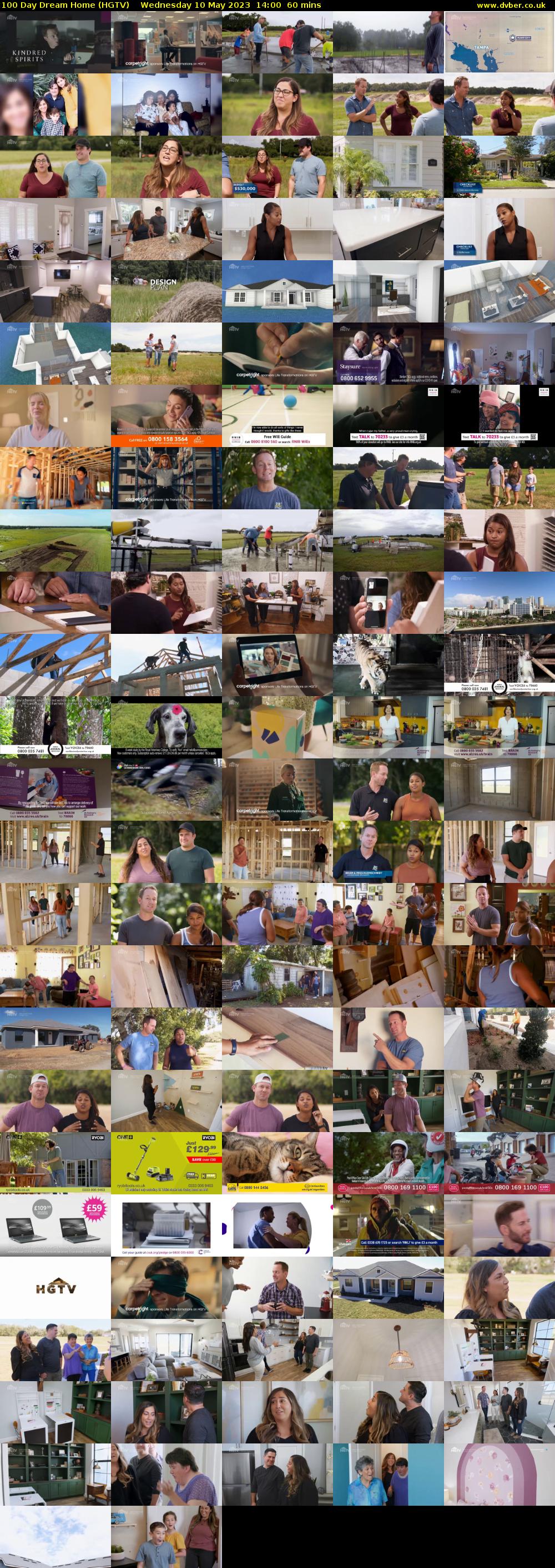 100 Day Dream Home (HGTV) Wednesday 10 May 2023 14:00 - 15:00