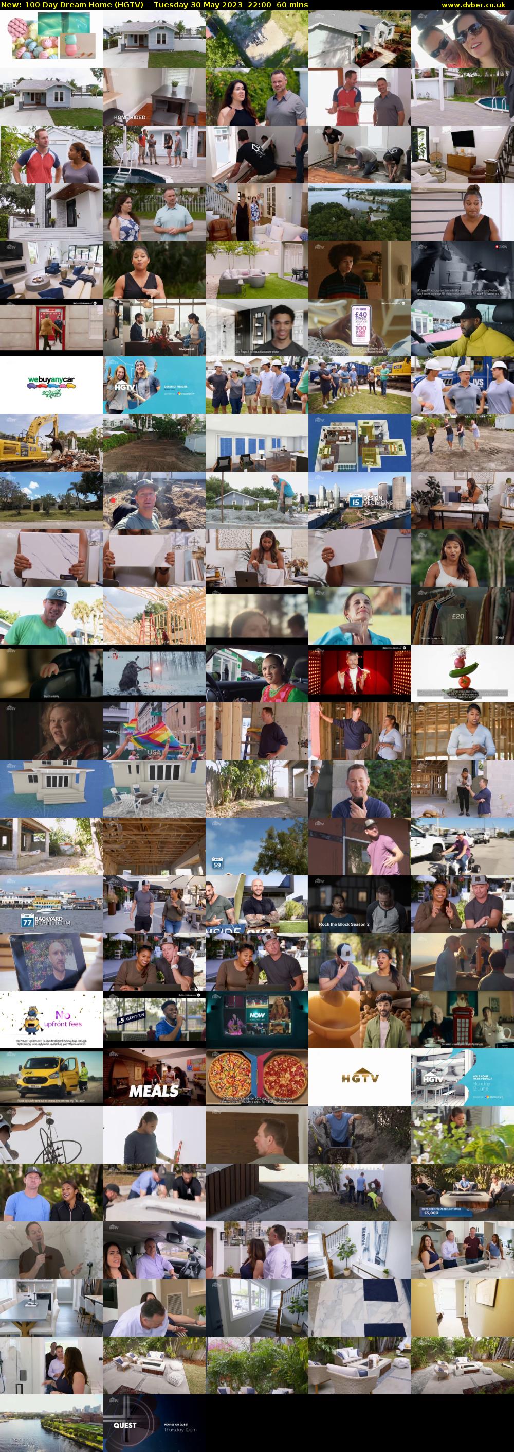 100 Day Dream Home (HGTV) Tuesday 30 May 2023 22:00 - 23:00