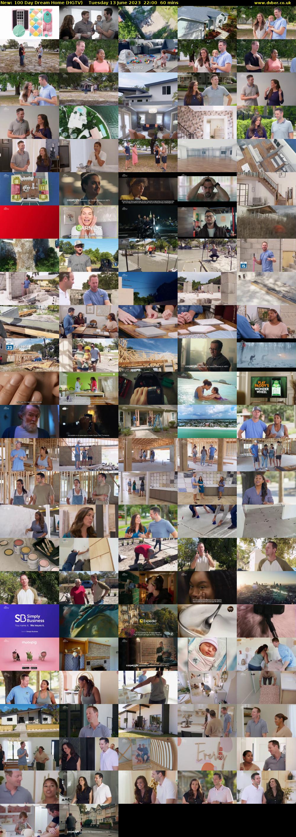 100 Day Dream Home (HGTV) Tuesday 13 June 2023 22:00 - 23:00