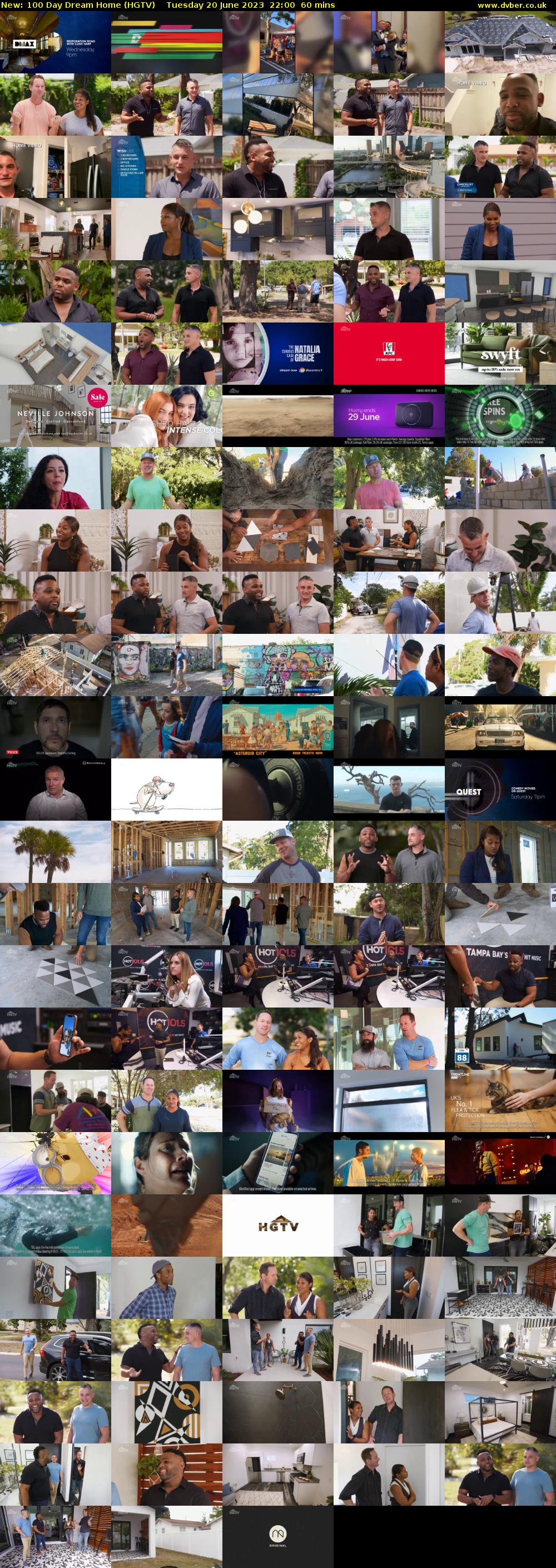 100 Day Dream Home (HGTV) Tuesday 20 June 2023 22:00 - 23:00