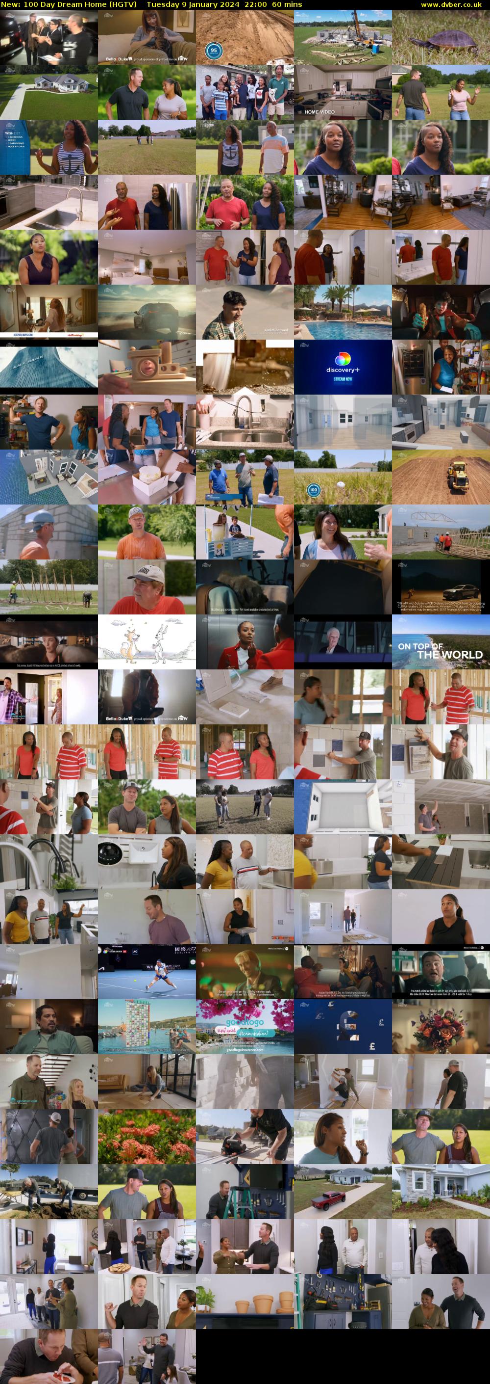 100 Day Dream Home (HGTV) Tuesday 9 January 2024 22:00 - 23:00