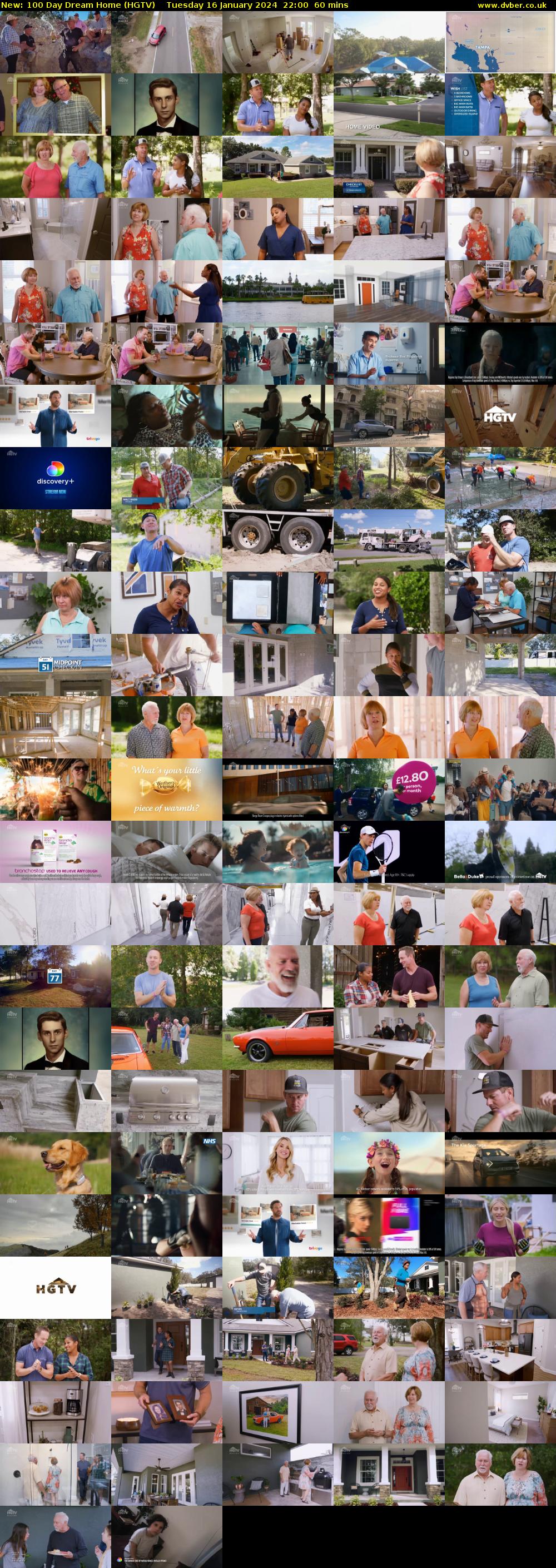 100 Day Dream Home (HGTV) Tuesday 16 January 2024 22:00 - 23:00