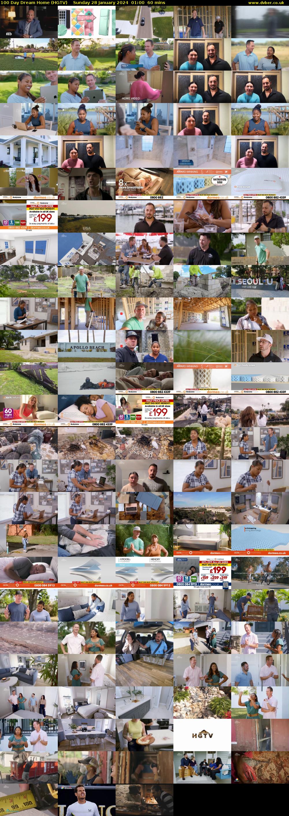 100 Day Dream Home (HGTV) Sunday 28 January 2024 01:00 - 02:00