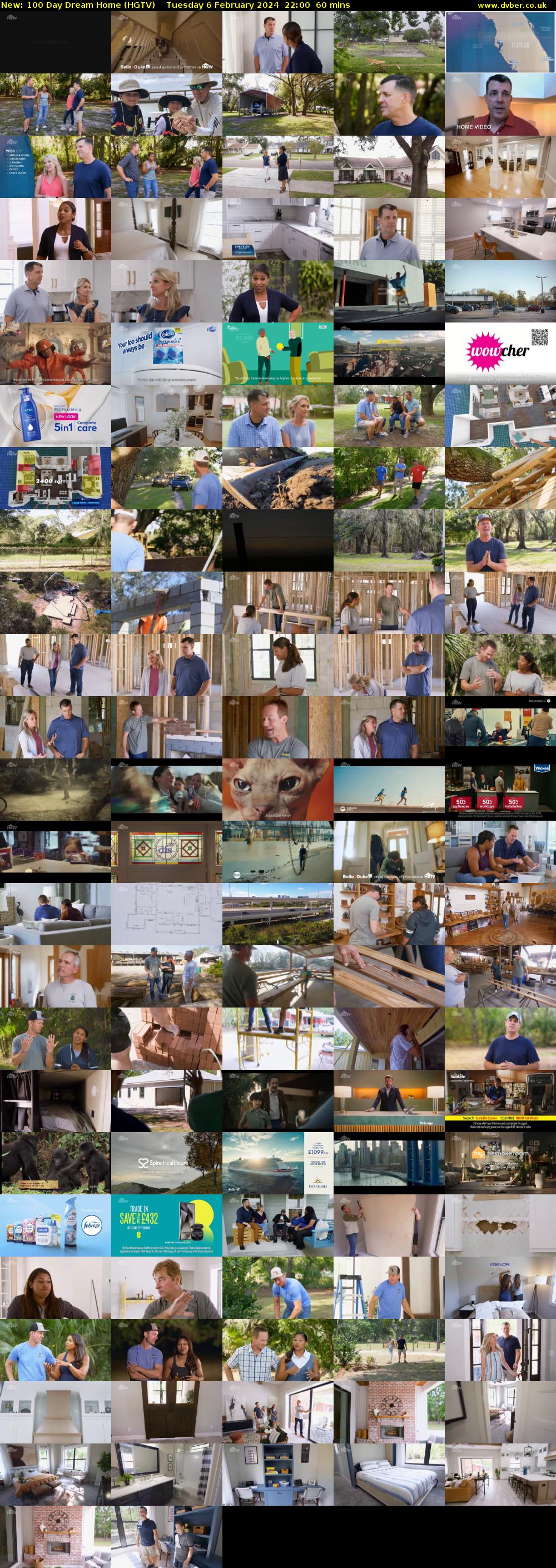 100 Day Dream Home (HGTV) Tuesday 6 February 2024 22:00 - 23:00