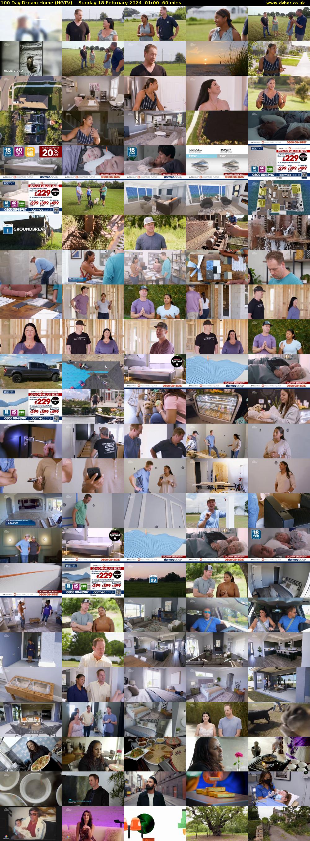 100 Day Dream Home (HGTV) Sunday 18 February 2024 01:00 - 02:00