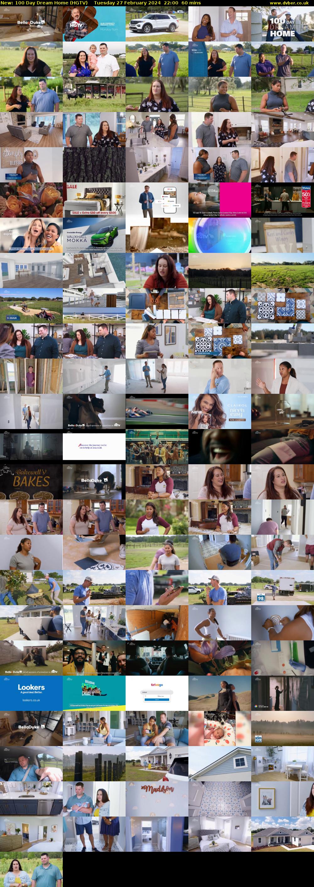 100 Day Dream Home (HGTV) Tuesday 27 February 2024 22:00 - 23:00