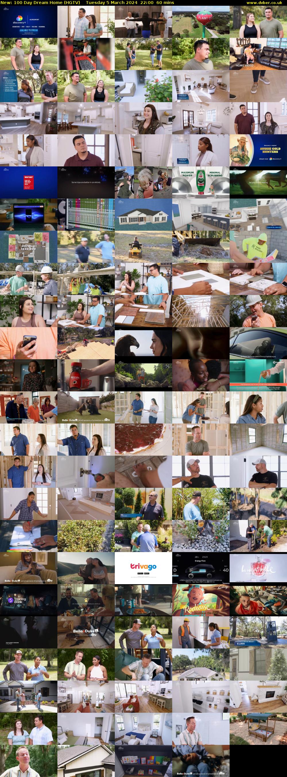 100 Day Dream Home (HGTV) Tuesday 5 March 2024 22:00 - 23:00