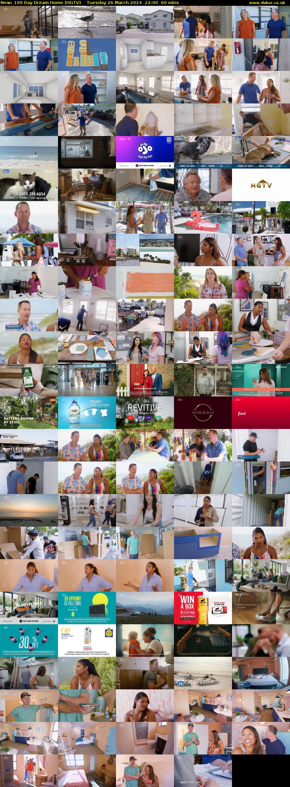 100 Day Dream Home (HGTV) Tuesday 26 March 2024 22:00 - 23:00