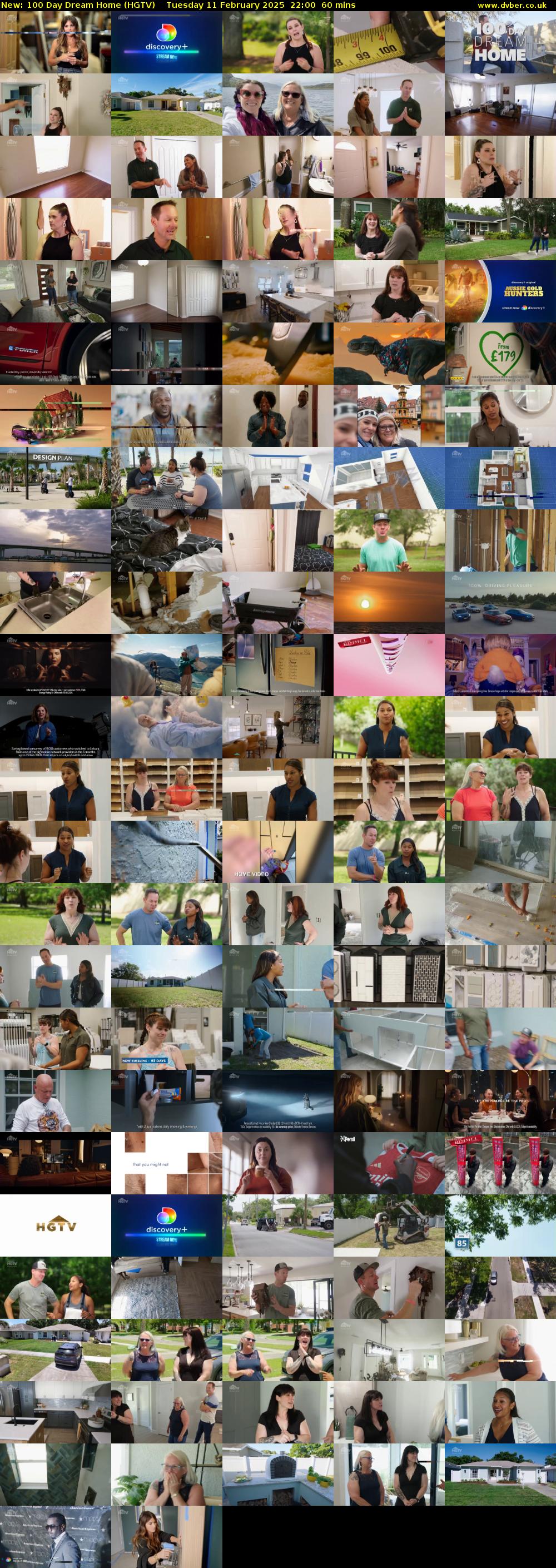 100 Day Dream Home (HGTV) Tuesday 11 February 2025 22:00 - 23:00
