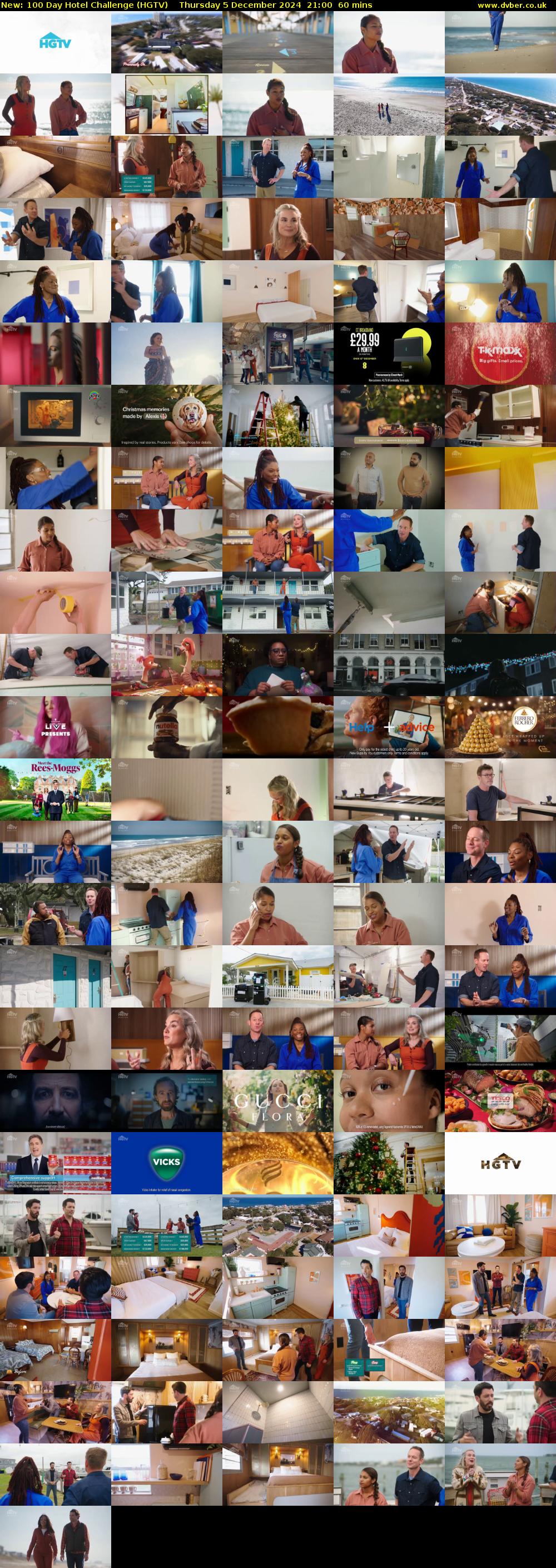 100 Day Hotel Challenge (HGTV) Thursday 5 December 2024 21:00 - 22:00