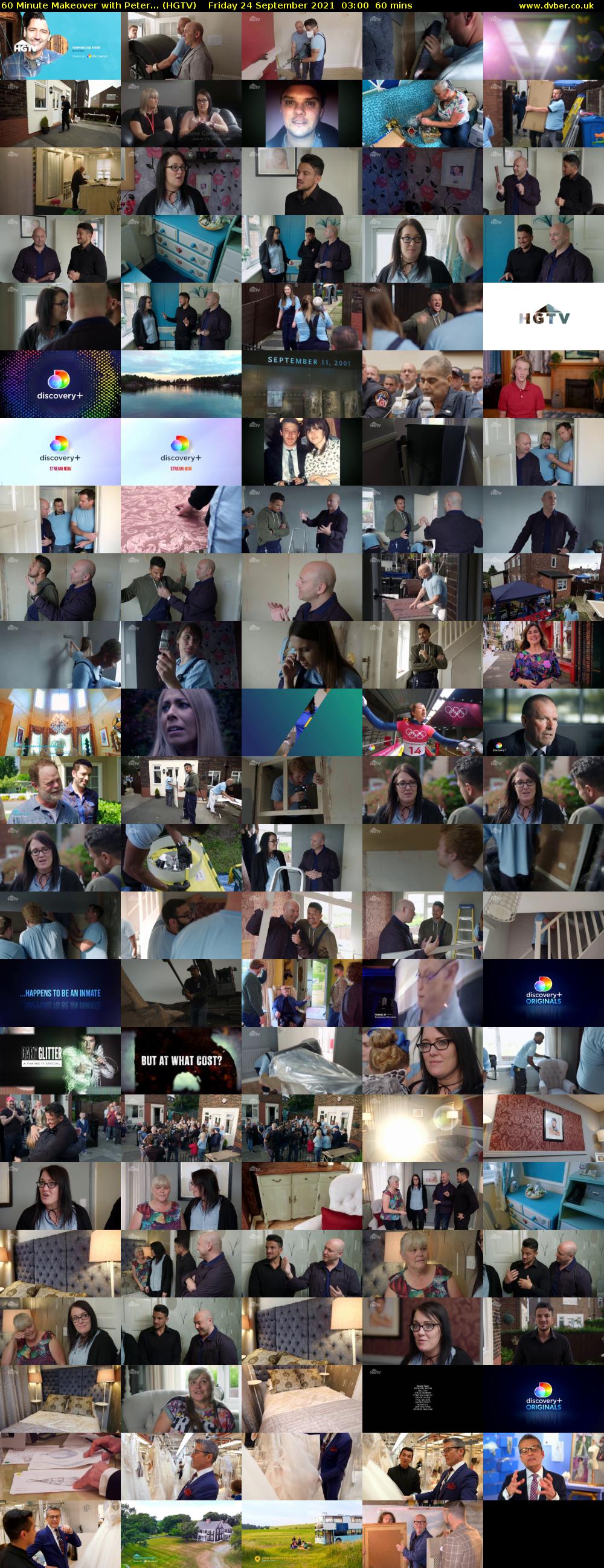 60 Minute Makeover with Peter... (HGTV) Friday 24 September 2021 03:00 - 04:00