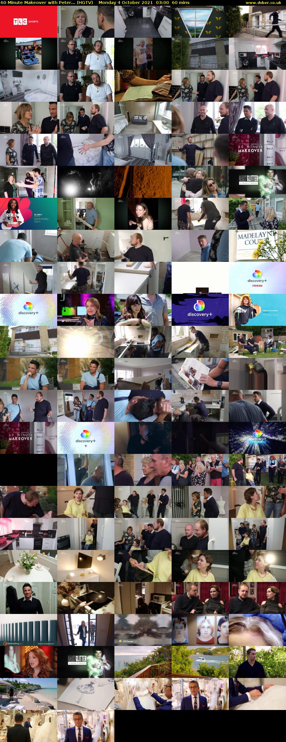 60 Minute Makeover with Peter... (HGTV) Monday 4 October 2021 03:00 - 04:00