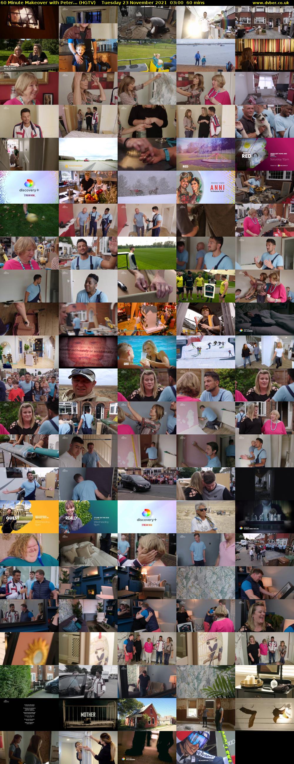 60 Minute Makeover with Peter... (HGTV) Tuesday 23 November 2021 03:00 - 04:00