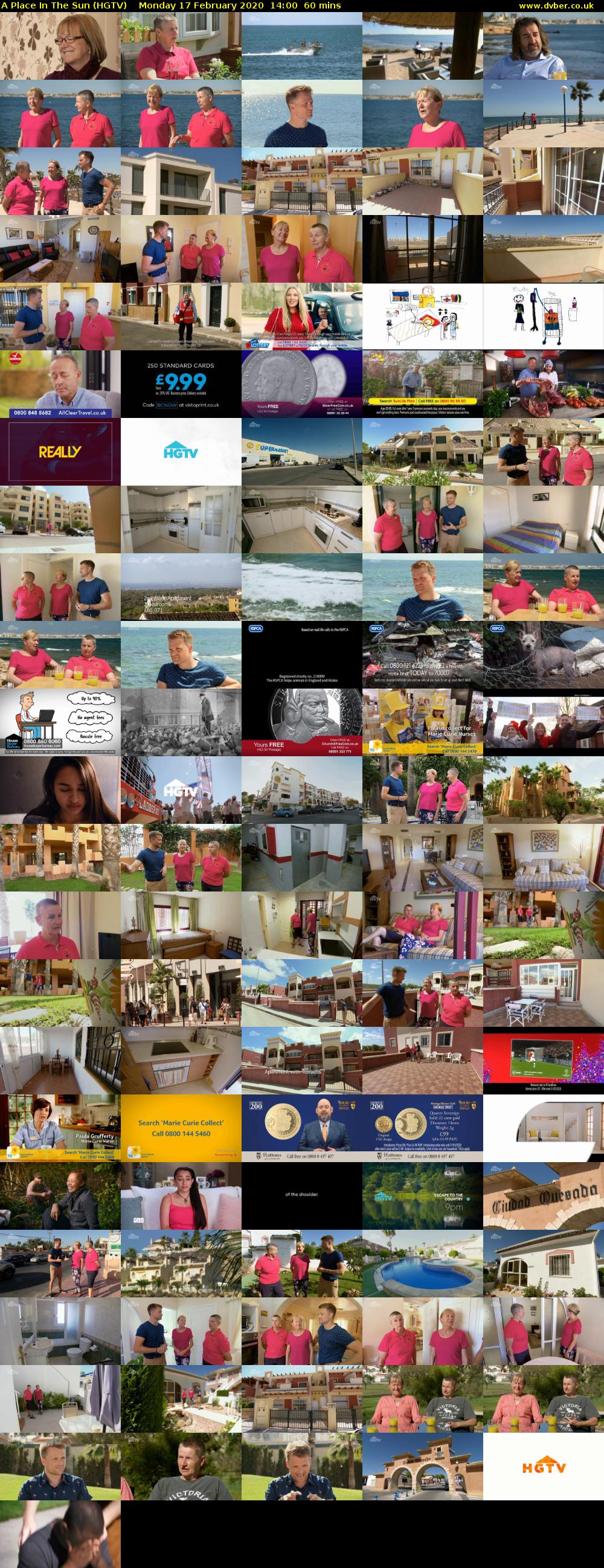 A Place In The Sun (HGTV) Monday 17 February 2020 14:00 - 15:00