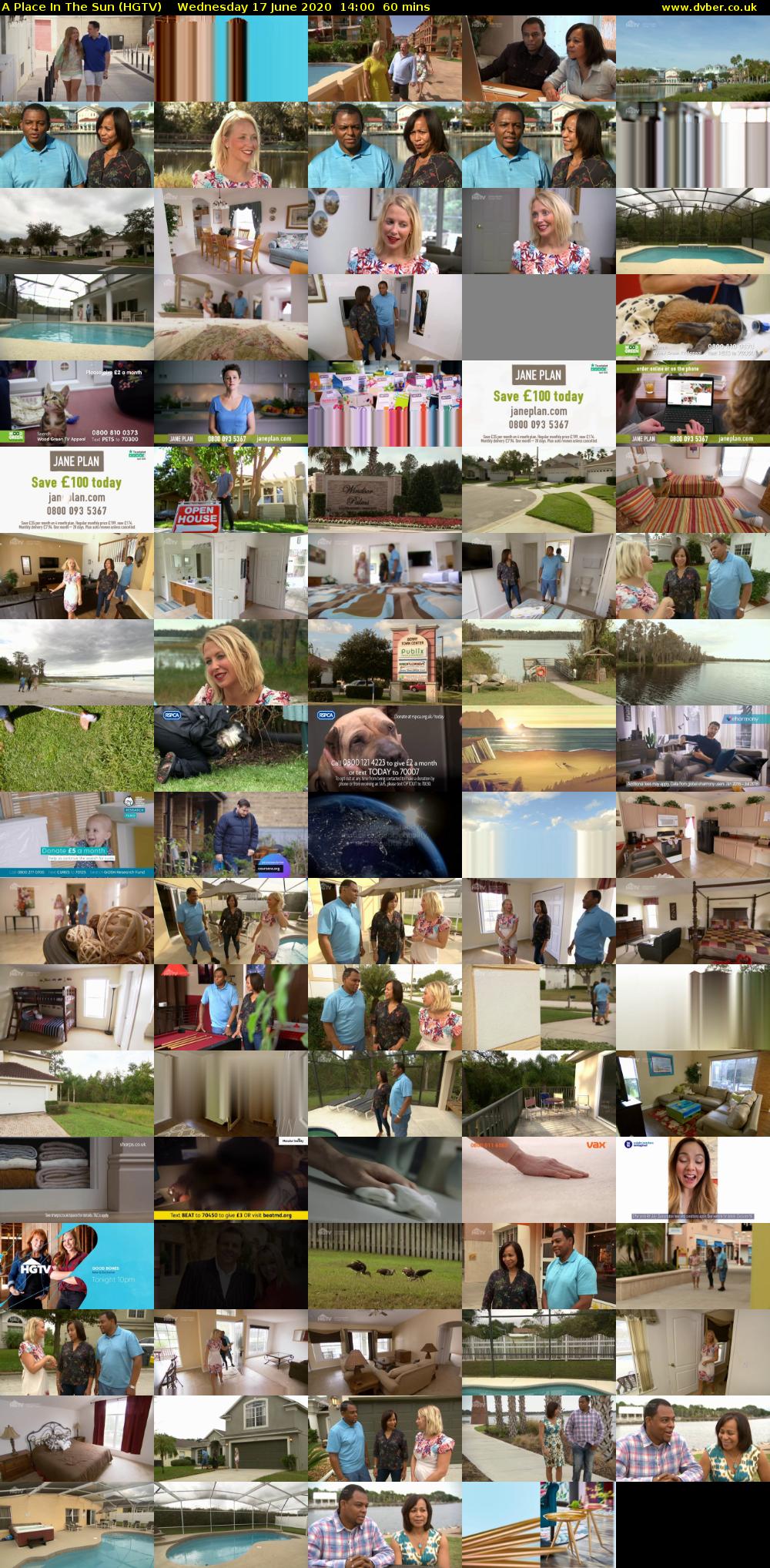 A Place In The Sun (HGTV) Wednesday 17 June 2020 14:00 - 15:00