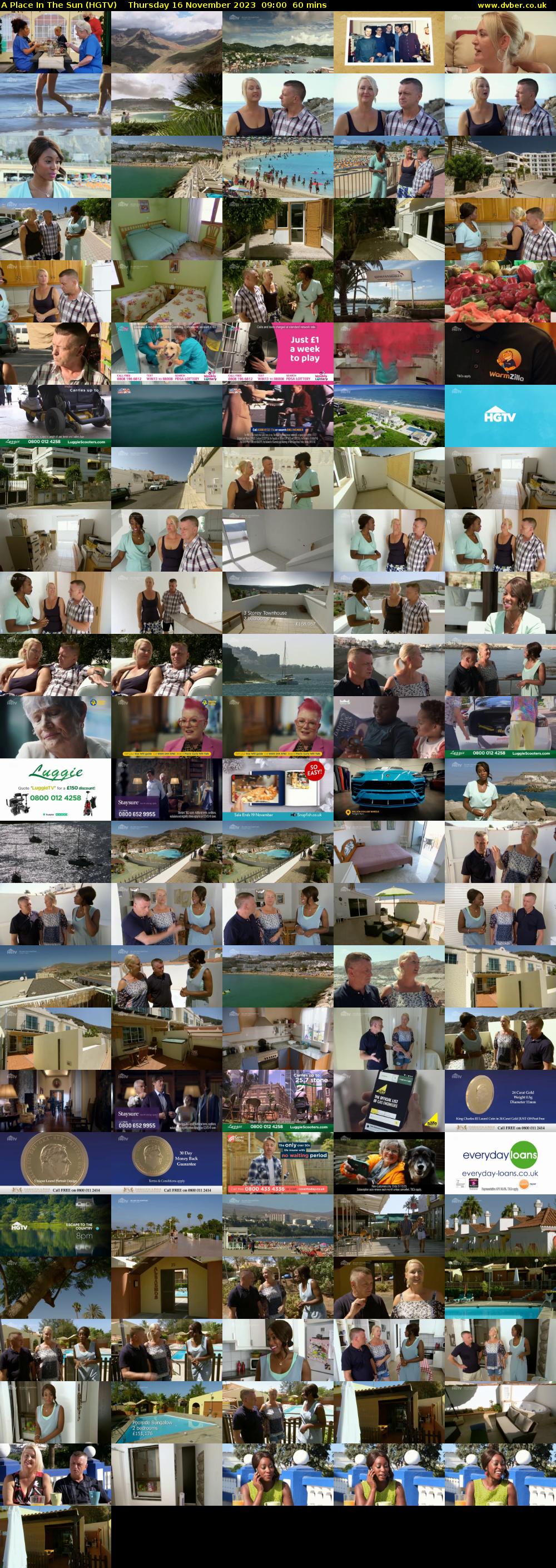 A Place In The Sun (HGTV) Thursday 16 November 2023 09:00 - 10:00