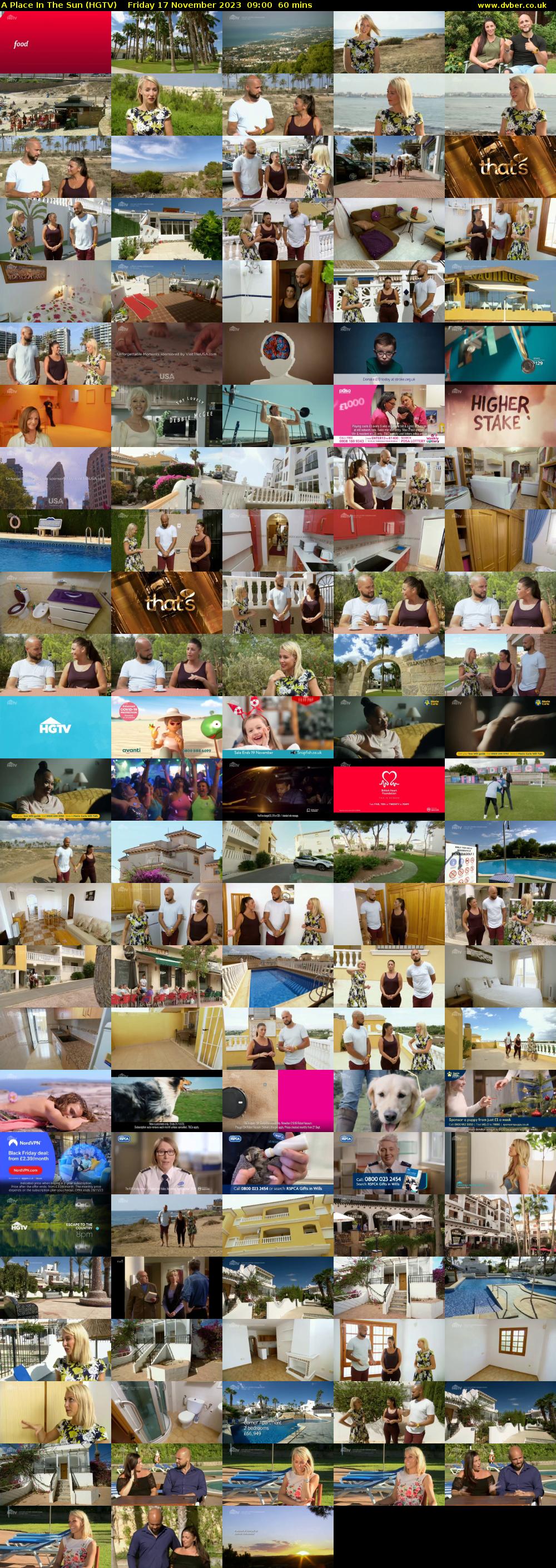 A Place In The Sun (HGTV) Friday 17 November 2023 09:00 - 10:00