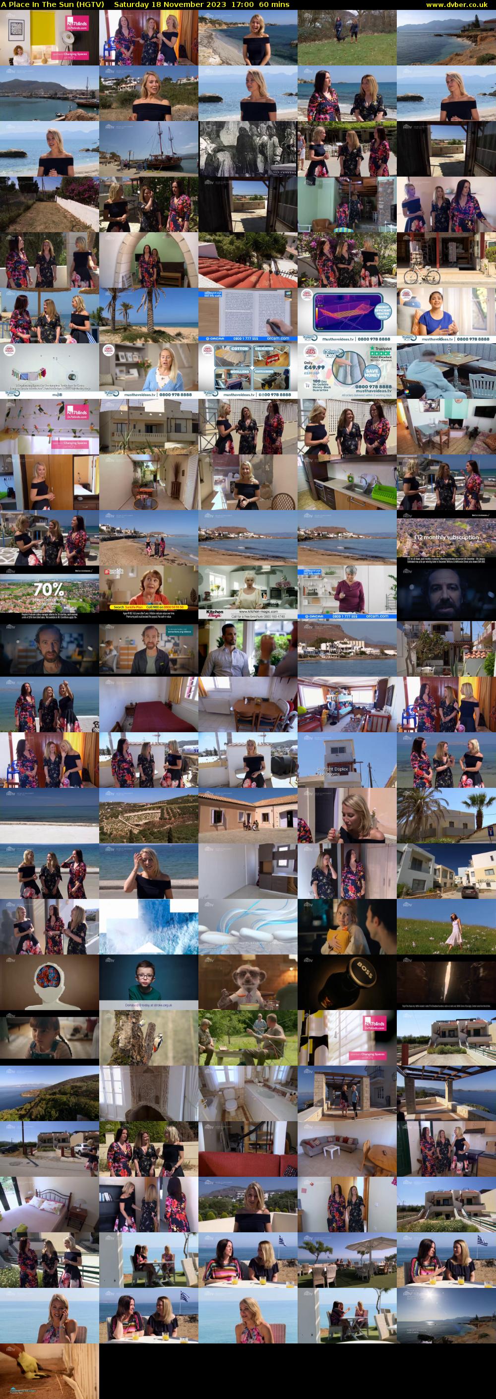 A Place In The Sun (HGTV) Saturday 18 November 2023 17:00 - 18:00