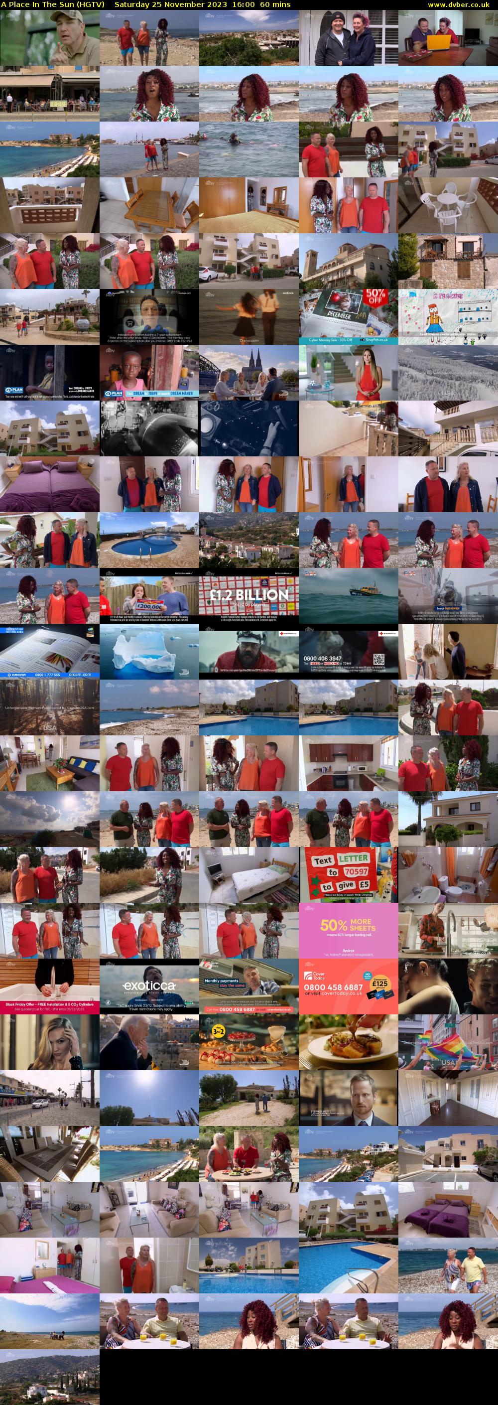 A Place In The Sun (HGTV) Saturday 25 November 2023 16:00 - 17:00